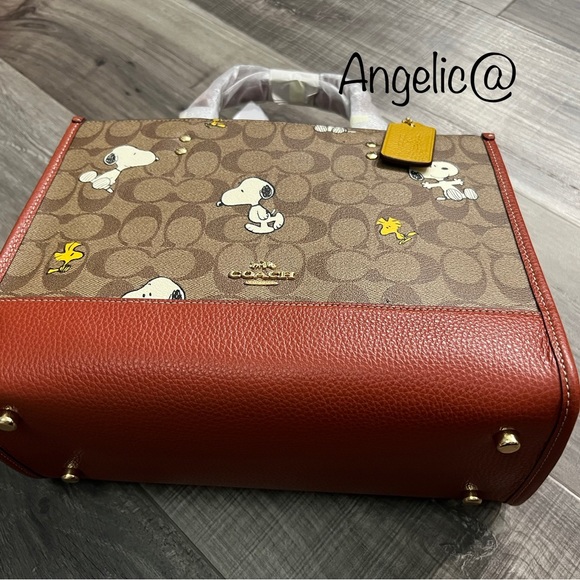 Coach Bags Coach X Peanuts Dempsey Carryall In Signature Canvas